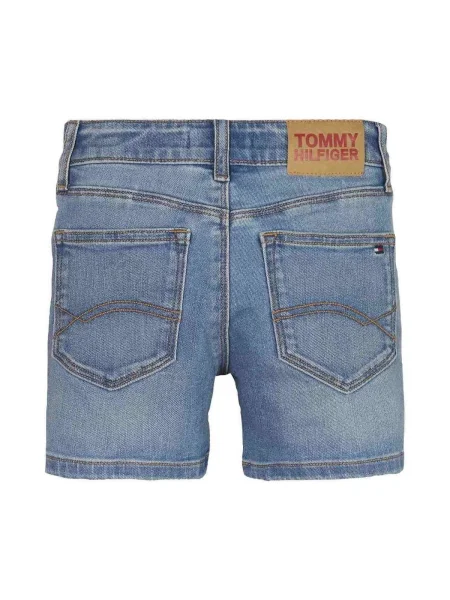 Pantaloni copii Tommy Hilfiger albastru