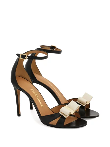 Sandale Ferragamo cu funde negru