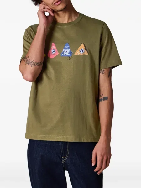 Grafic tricou Ps Paul Smith verde