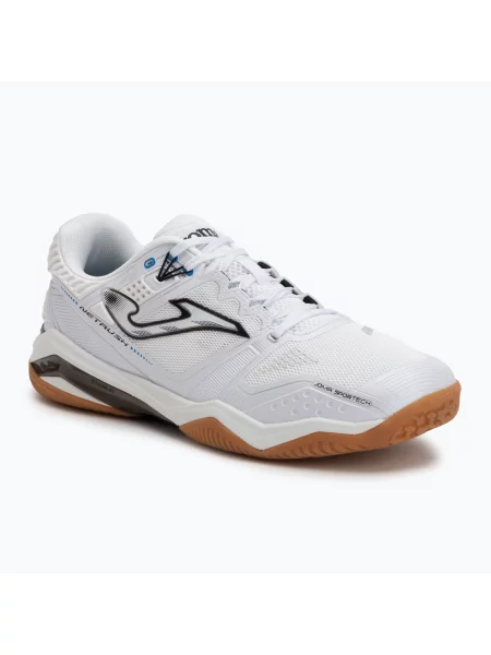 Încălțăminte de badminton pentru bărbați Joma Netrush white alb