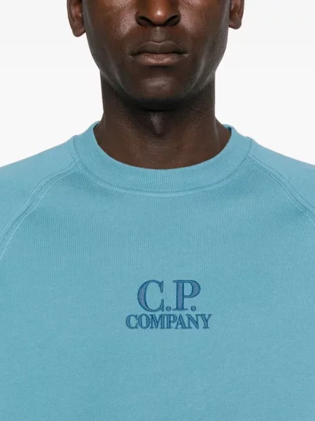 Hanorac C.p. Company cu broderie albastru