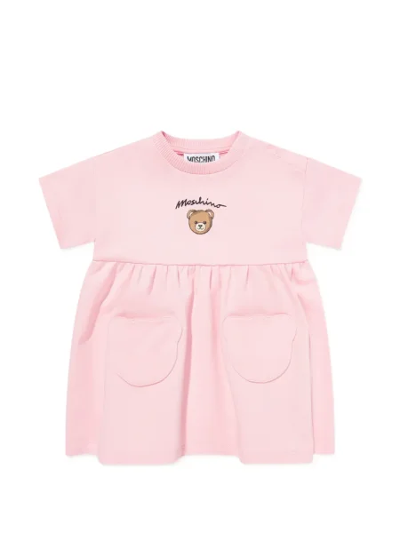 Sukienka dziecięca Moschino różowa