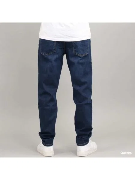 Spodnie Urban Classics Stretch Denim Pants Navy niebieskie