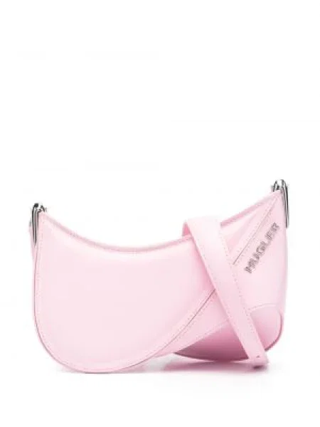 Geanta crossbody Mugler roz