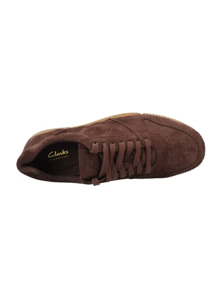 Čipkované tenisky Clarks hnedá