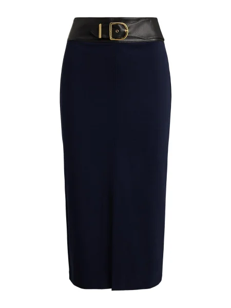 Lauren Ralph Lauren Fustă bleumarin negru