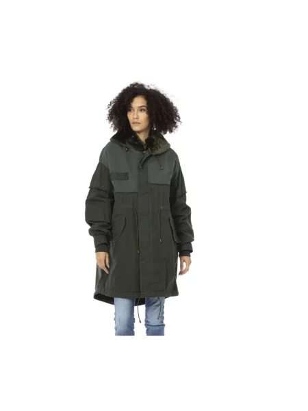 Długa parka Mr&mrs Italy zielona