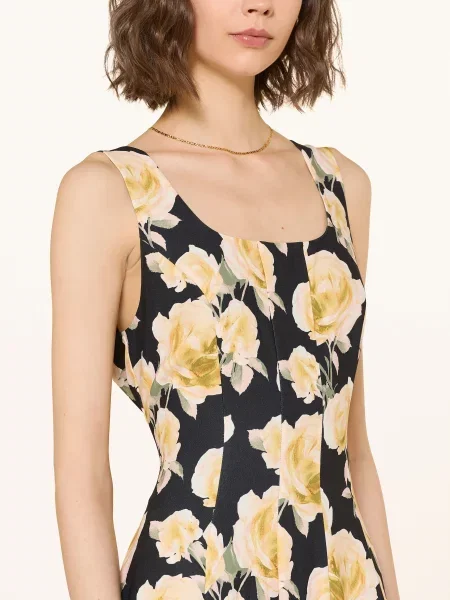 Ted Baker Šaty Dennya / žlutá / zelená černá