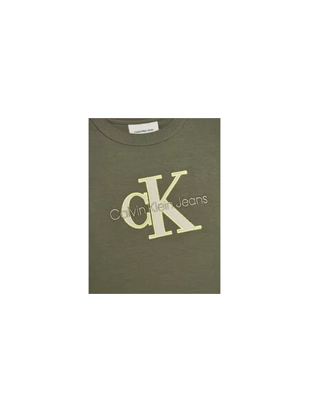Calvin Klein Jeans Marškinėliai Regular Fit žalia