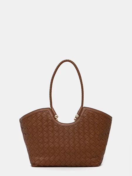 Twinset geantă shopper pentru femei maro