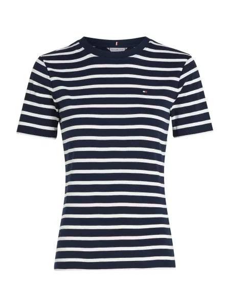 TOMMY HILFIGER Tricou CODY bleumarin / roșu alb