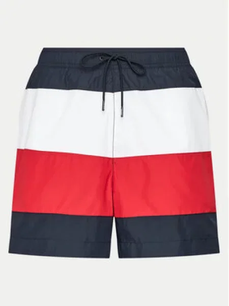 Plavecké šortky Tommy Hilfiger Medium Drawstring Bold Flag desert sky