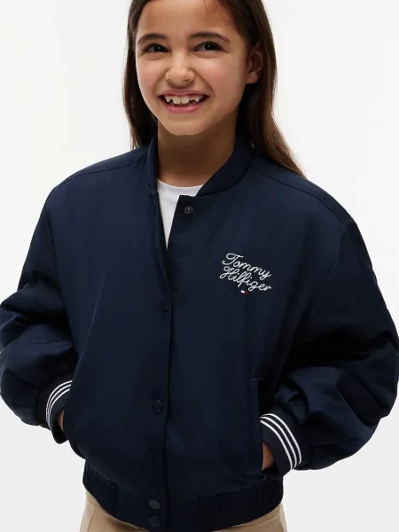 Tommy Hilfiger geacă bomber pentru copii albastru