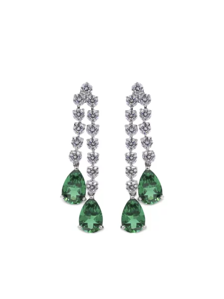 Обеци Juwelina Paris зелено