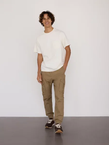 Брюки карго Reserved бежевые