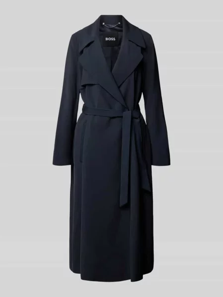 Trencz o kroju regular fit z wiązanym paskiem Boss