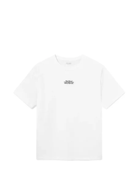 Tricou Wood Wood cu imagine alb