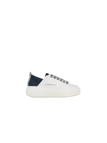 Sneakersy Alexander Smith zamszowe białe