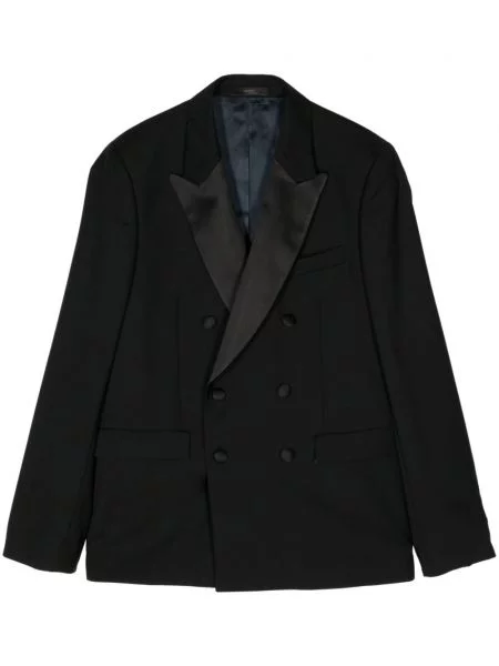 Sacou Paul Smith cu două rânduri de nasturi negru