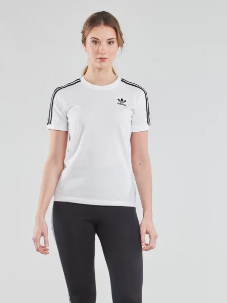 Prugasta majica Adidas bijela