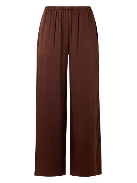 Vero Moda Petite Nohavice VMAMAYA' hnedá