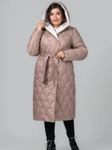 Пальто All Posa бежевий