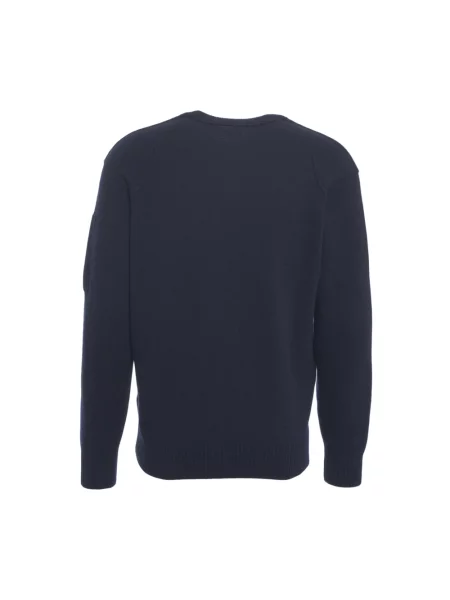 Dzianinowy sweter C.p. Company niebieski