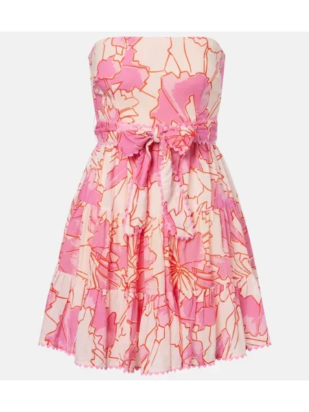 Rochie Poupette St Barth cu imagine roz
