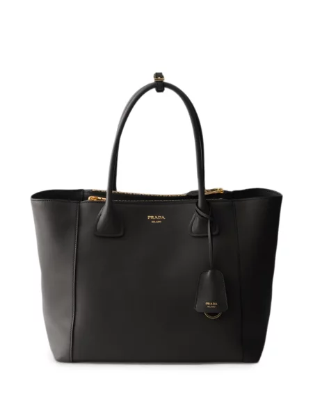 Geantă shopper Prada din piele negru