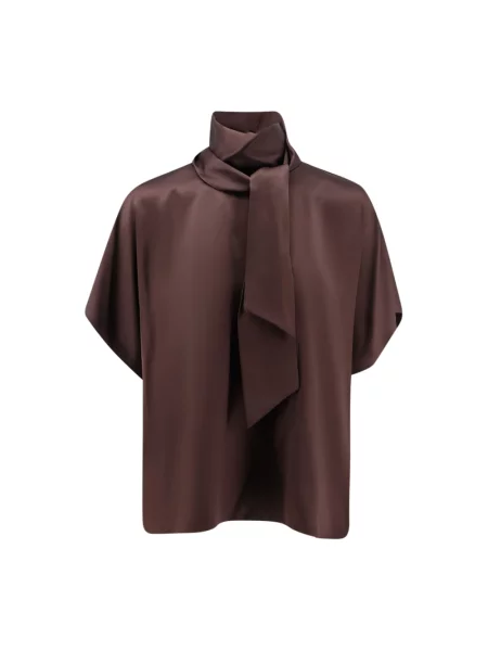 Bluzka Brunello Cucinelli brązowa