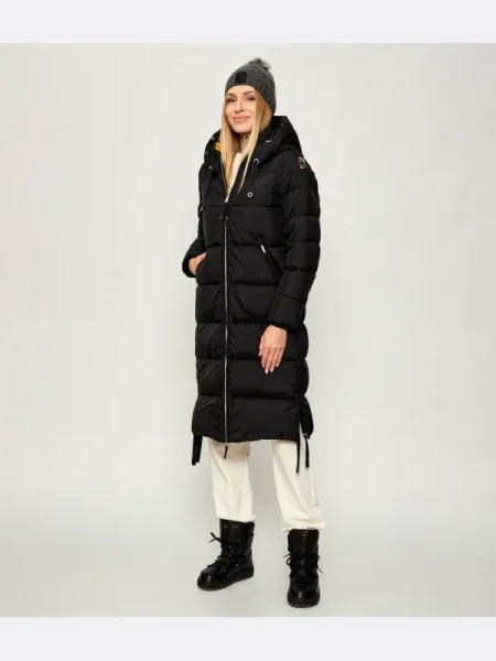 PARAJUMPERS De puf palton PANDA negru