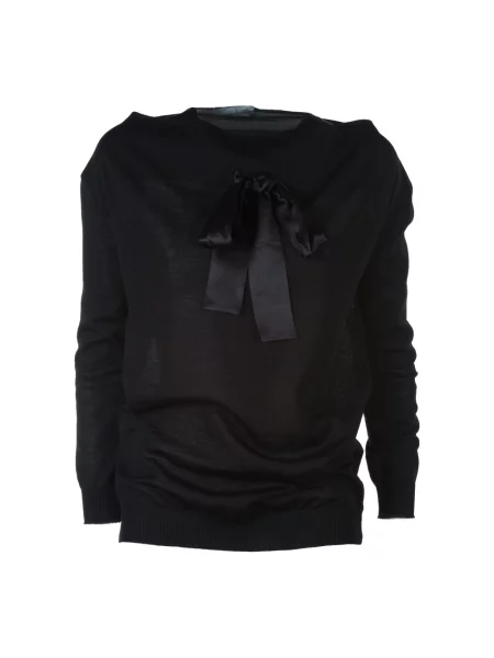Sweter Alberta Ferretti czarny