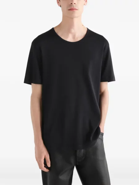 Tricou Lemaire din jerseu negru