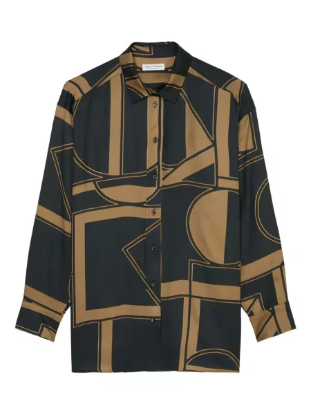 Koszula Marc O'polo z nadrukiem czarna