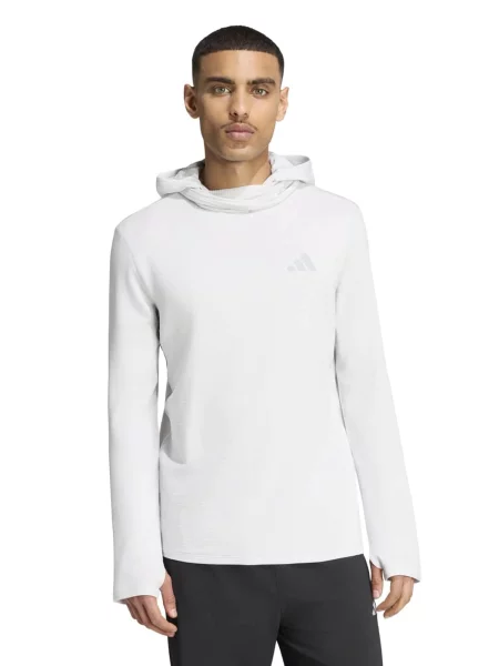 ADIDAS PERFORMANCE Športová mikina svetlosivá