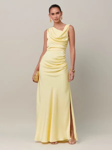 Sável Rochie de seară Poppie' galben