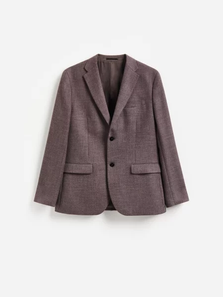 Reserved Блейзер regular fit коричневий