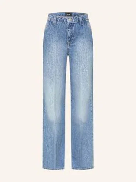 Joop! Wide Leg Džíny Evi medium blue modré