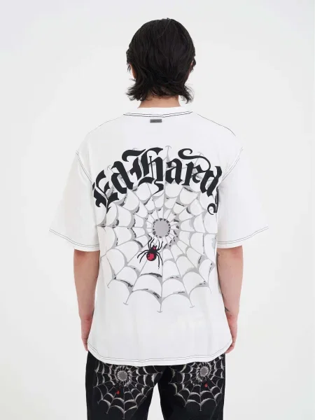 Ed Hardy Póló Black Widow fekete fehér