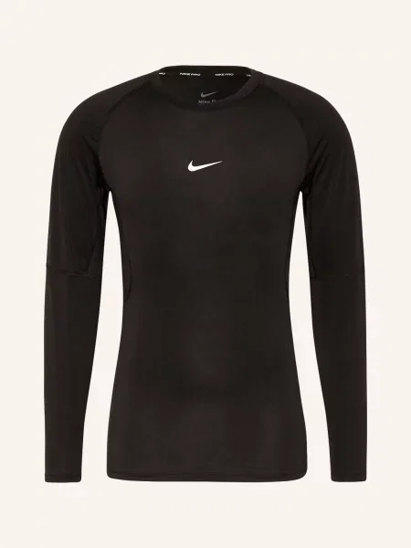 Nike Koszulka Z Długim Rękawem Nike Pro schwarz czarna