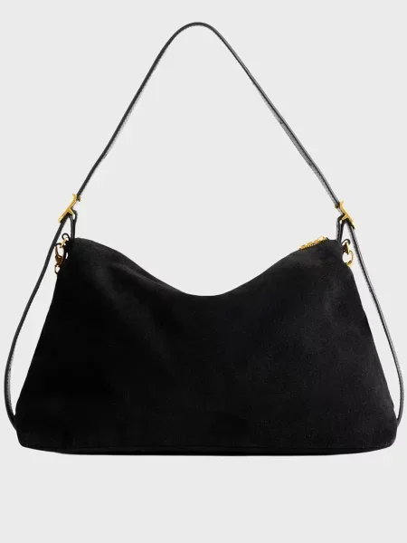 Замшева сумка Zadig&voltaire чорна