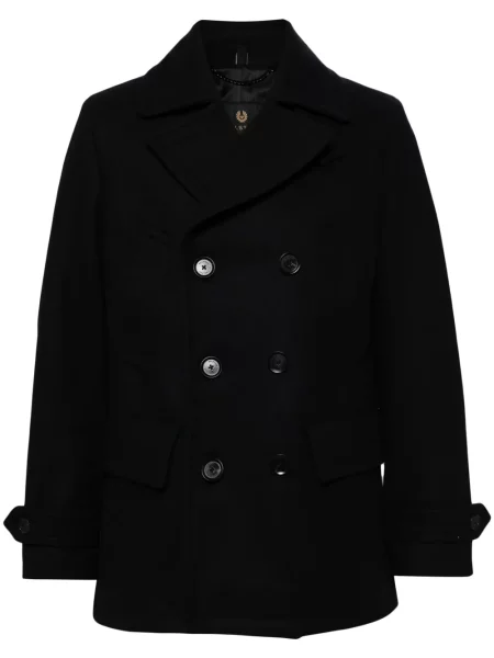 Palton Belstaff cu două rânduri de nasturi albastru