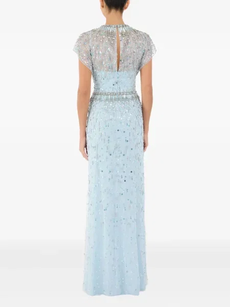 Rochie maxi Jenny Packham de costum albastru