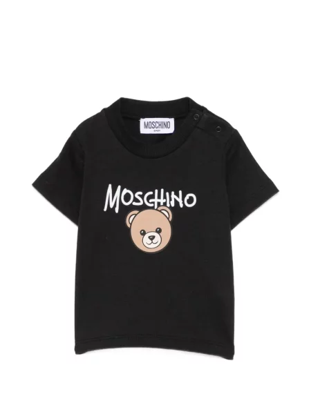 Gyerek póló Moschino fekete
