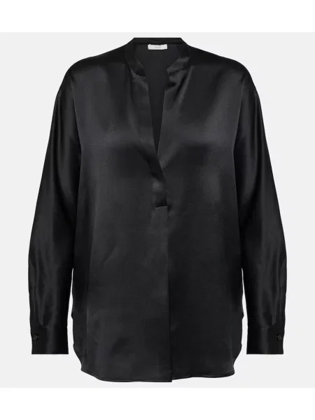 Bluză Vince din satin negru