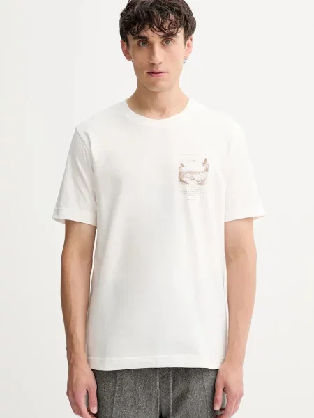 Kratka majica Marc O'Polo bela