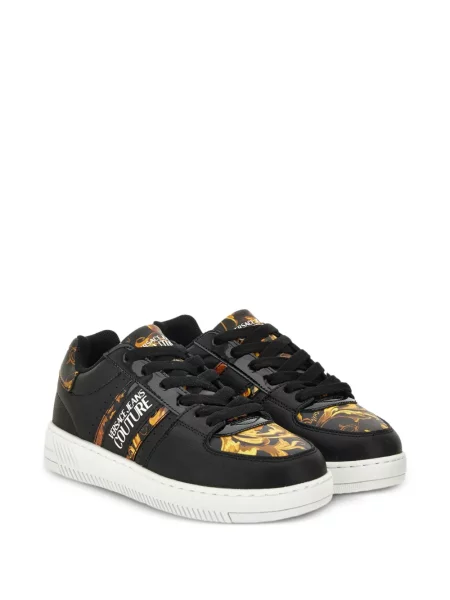 Sneakerși Versace Jeans Couture cu imagine negru