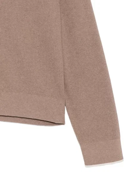 Cardigan Peserico tricotate maro