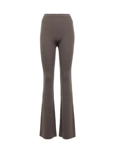 Pantaloni Rick Owens de lână maro