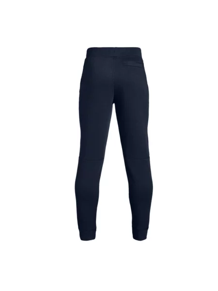 Spodnie dresowe Under Armour COTTON FLEECE Junior niebieskie